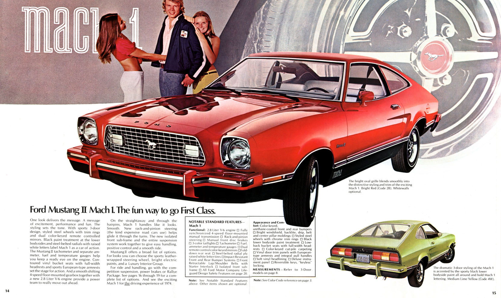 1974 Ford Mustang II Brochure Page 11